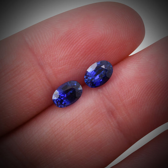 1.65 Carat Blue SRI LANKAN Oval Sapphire