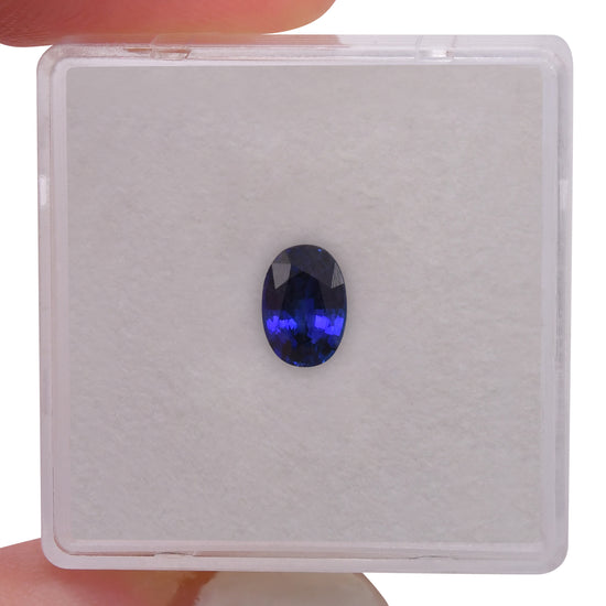 0.88 Carat Blue SRI LANKAN Oval Sapphire