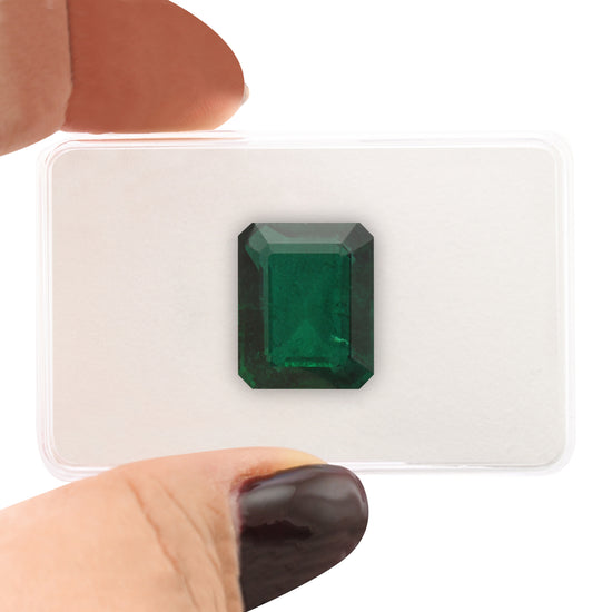 20.78 Carat Green ZAMBIA Octagon Emerald CD