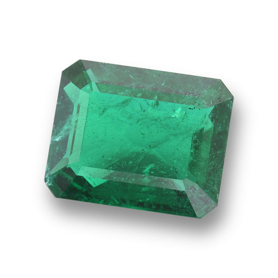 20.78 Carat Green ZAMBIA Octagon Emerald CD