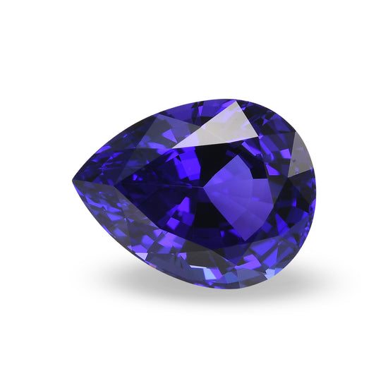 11.57 Carat Blue TANZANIAN Pear Tanzanite GWLAB