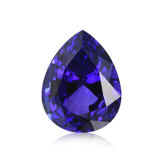 11.57 Carat Blue TANZANIAN Pear Tanzanite GWLAB