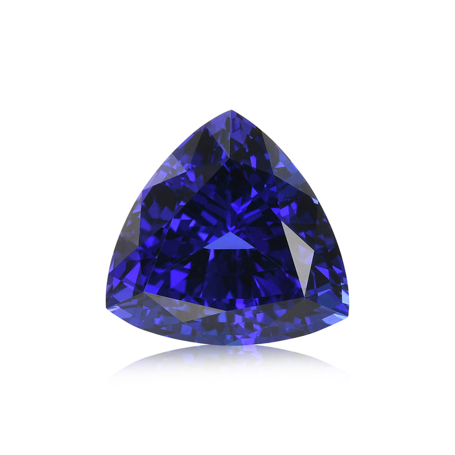 13.31 Carat Blue TANZANIAN Trilliant Tanzanite GWLAB