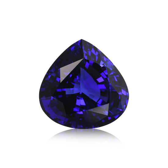 14.08 Carat Blue TANZANIAN Trilliant Tanzanite GWLAB