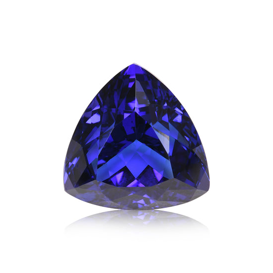 14.79 Carat Blue TANZANIAN Trilliant Tanzanite GWLAB