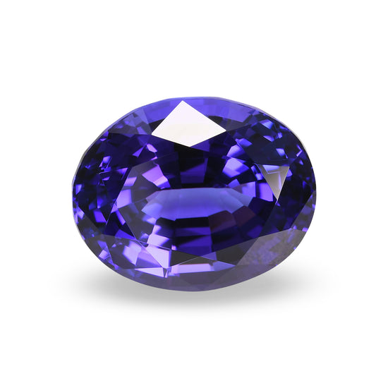 15.27 Carat Blue TANZANIAN Oval Tanzanite GWLAB