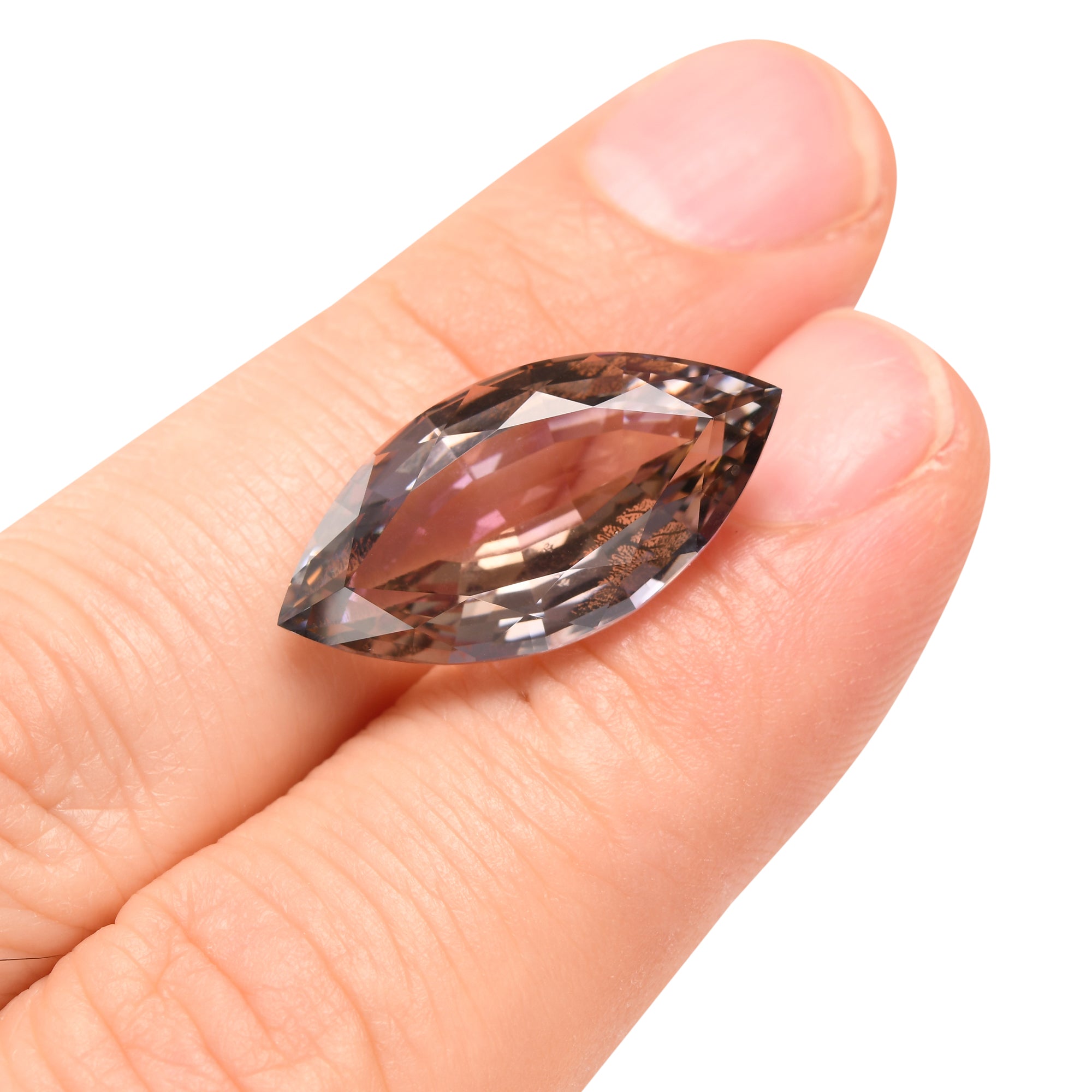 17.03 Carat Orange TANZANIAN Marquise Tanzanite GWLAB | LEIBISH
