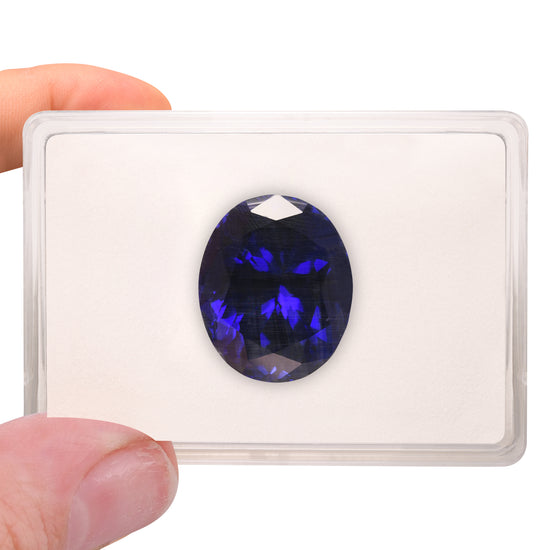 95.99 Carat Blue TANZANIAN Oval Tanzanite GWLAB