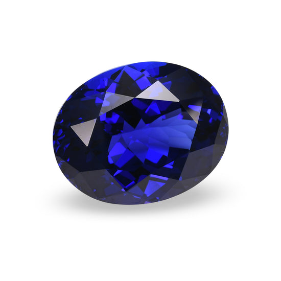 97.46 Carat Blue TANZANIAN Oval Tanzanite GWLAB