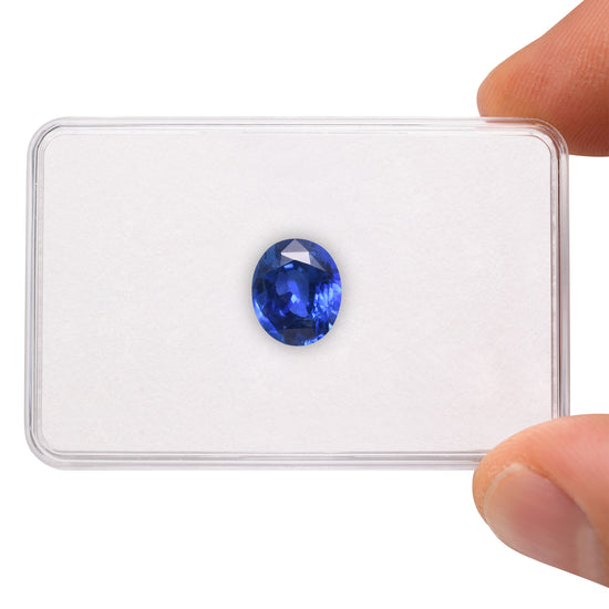 5.00 Carat Blue SRI LANKAN Oval Sapphire GRS