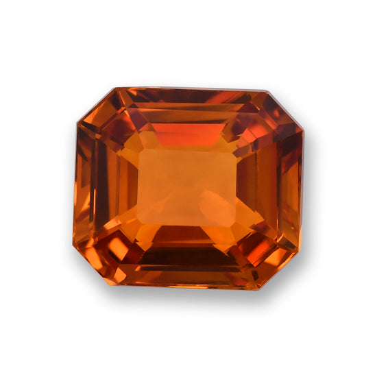 10.03 Carat Orange SRI LANKAN Emerald Sapphire CD