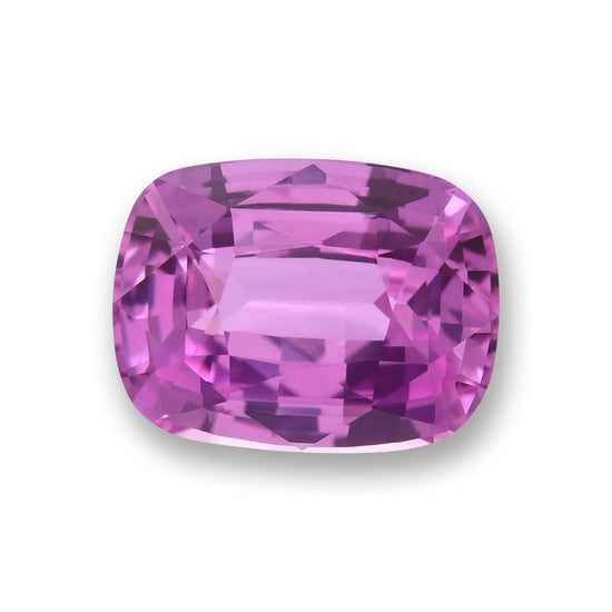 1.54 Carat Pink MADAGASCAR Cushion Sapphire