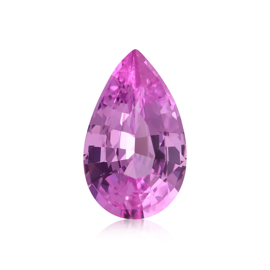 1.38 Karat Pink MADAGASKAR Birnen Saphir