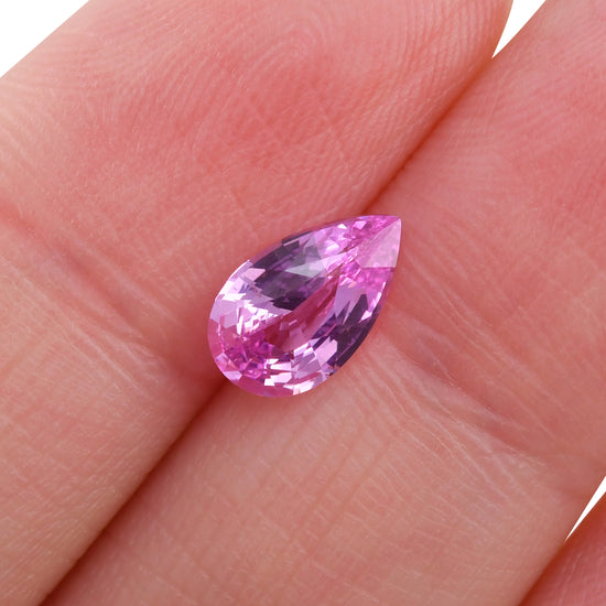 1.38 Carat Pink MADAGASCAR Pear Sapphire