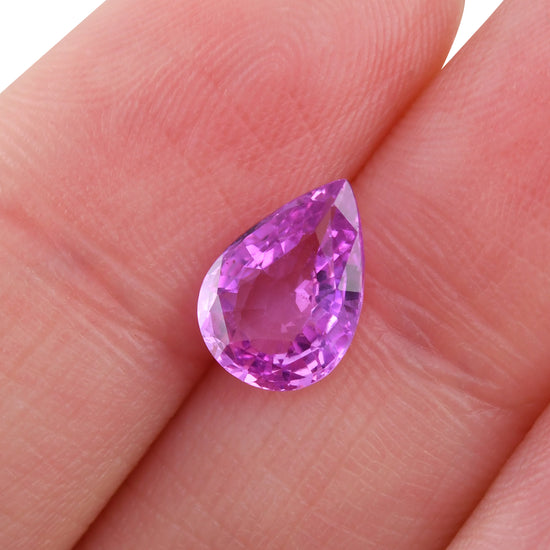 2.02 Carat Pink MADAGASCAR Pear Sapphire