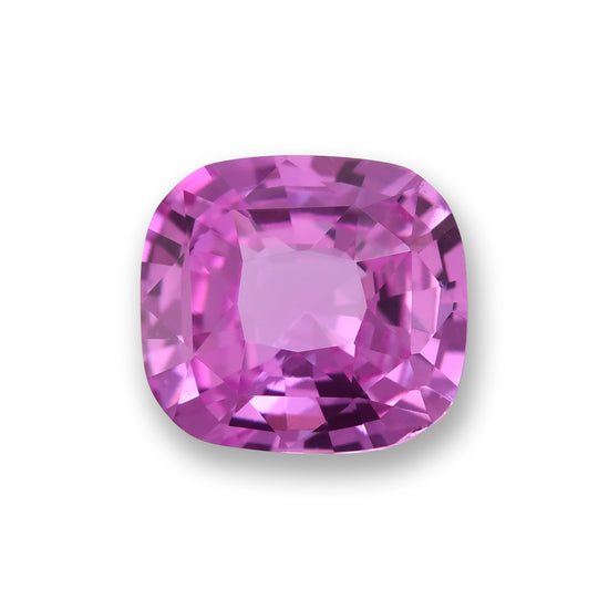 1.59 Carat Pink MADAGASCAR Cushion Sapphire