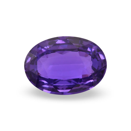 3.29 Carat Purple MADAGASCAR Oval Sapphire CD