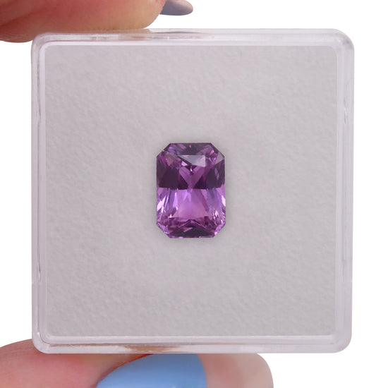 2.22 Carat Purple MADAGASCAR Radiant Sapphire