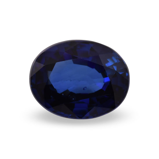6.70 Carat Blue MADAGASCAR Oval Sapphire AGL