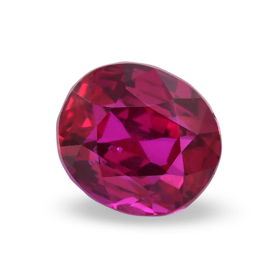 3.07 Carat Red BURMESE Oval Ruby AGL No Heat