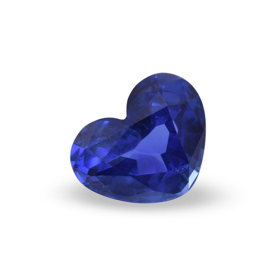 2.69 Carat Blue BURMESE Heart Sapphire AGL