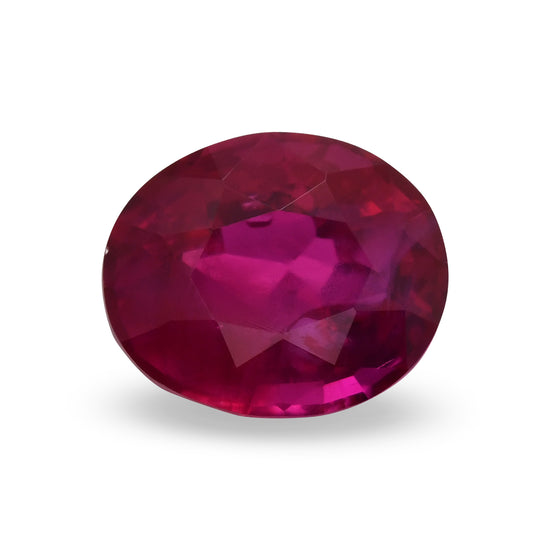 2.08 Carat Red BURMESE Oval Ruby GUBELIN
