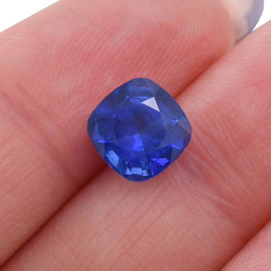 3.11 Carat Blue SRI LANKAN Cushion Sapphire AGL
