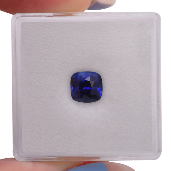 1.32 Carat Blue  Cushion Sapphire AGL