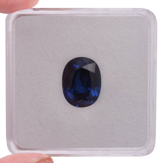 8.42 Carat Blue THAI Oval Sapphire AGL