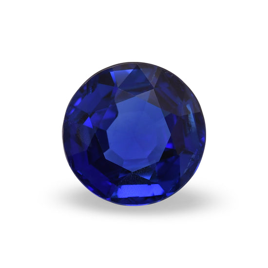 3.52 Carat Blue BURMESE Round Sapphire AGL
