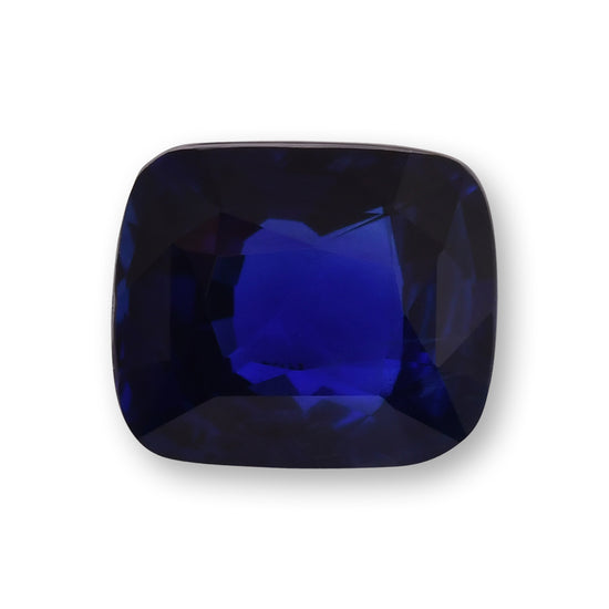 3.56 Carat Blue MADAGASCAR Cushion Sapphire AGL
