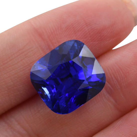 22.06 Carat Blue SRI LANKAN Cushion Sapphire AGL