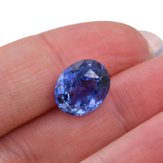 7.12 Carat Blue SRI LANKAN Oval Sapphire AGL