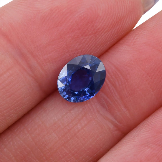1.90 Carat Blue SRI LANKAN Oval Sapphire