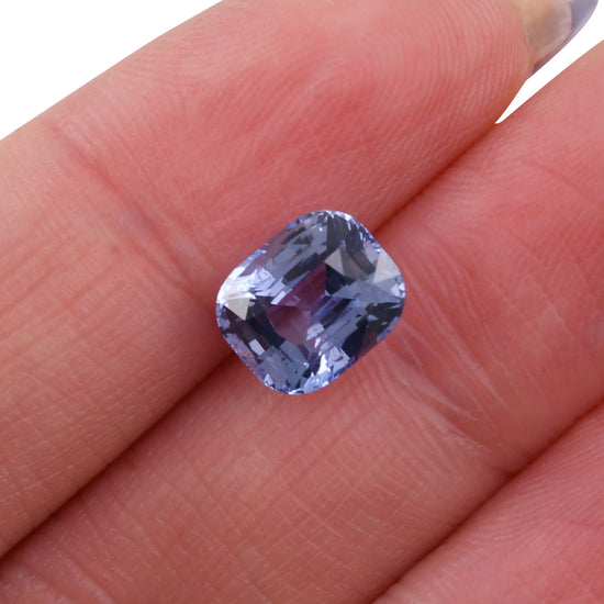 4.05 Carat Blue SRI LANKAN Cushion Sapphire CD