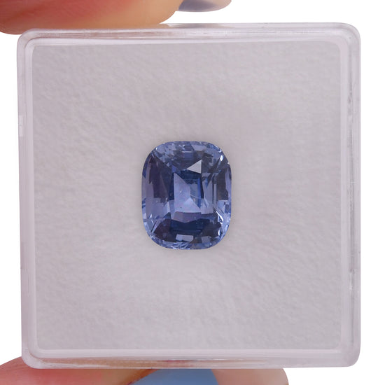 4.05 Carat Blue SRI LANKAN Cushion Sapphire CD