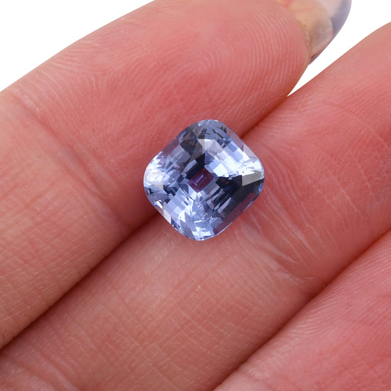 4.01 Carat Blue SRI LANKAN Cushion Sapphire CD