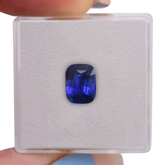 2.07 Carat Blue SRI LANKAN Cushion Sapphire CD