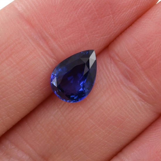2.01 Carat Blue SRI LANKAN Pear Sapphire CD