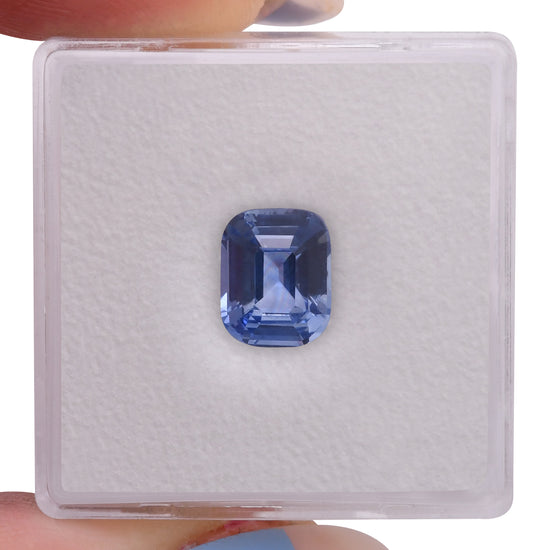 2.01 Carat Blue SRI LANKAN Cushion Sapphire
