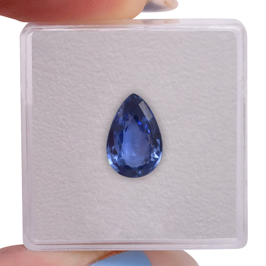 2.51 Carat Blue SRI LANKAN Pear Sapphire CD