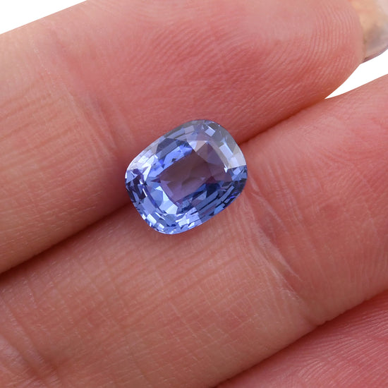 3.03 Carat Blue SRI LANKAN Cushion Sapphire CD