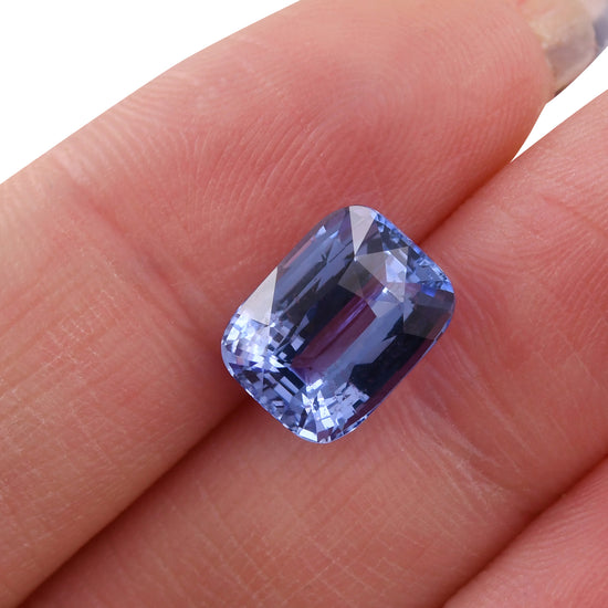 5.01 Carat Blue SRI LANKA Cushion Sapphire CD
