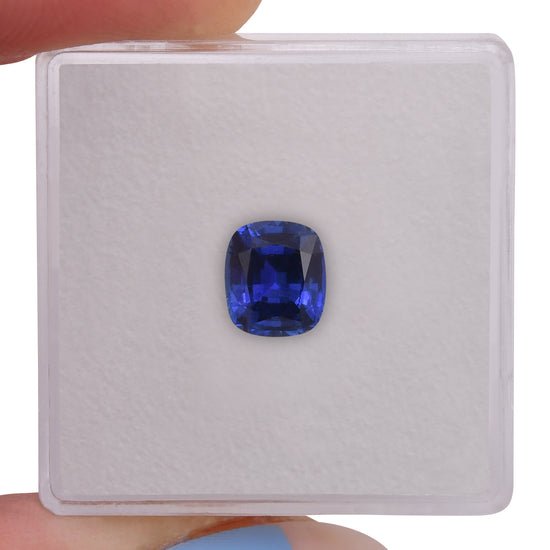 1.48 Carat Blue SRI LANKAN Cushion Sapphire