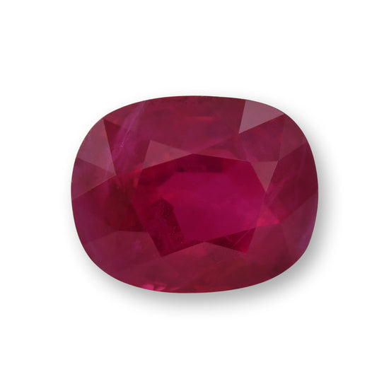 2.14 Carat Red BURMESE Oval Ruby GRS