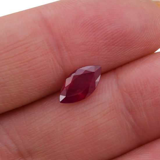 1.30 Carat Red BURMESE Marquise Ruby