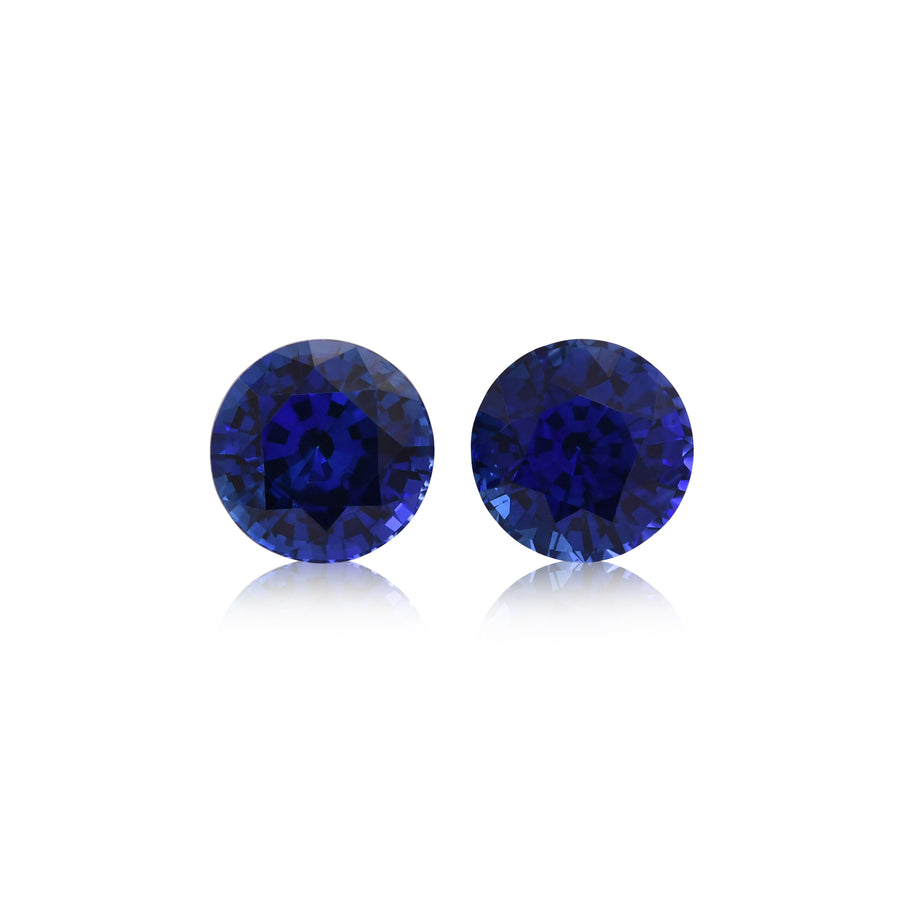 3.89 Carat Blue SRI LANKAN Round Sapphire