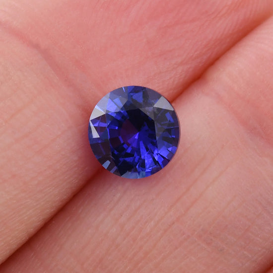 1.69 Carat Blue SRI LANKAN Round Sapphire