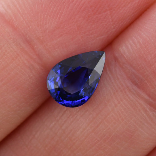 1.99 Carat Blue SRI LANKAN Pear Sapphire