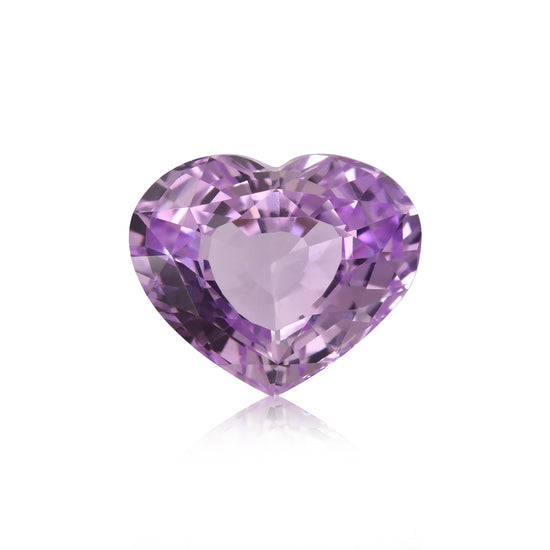 5,25 Karat orangefarbener SRI LANKA Herz-Saphir CD